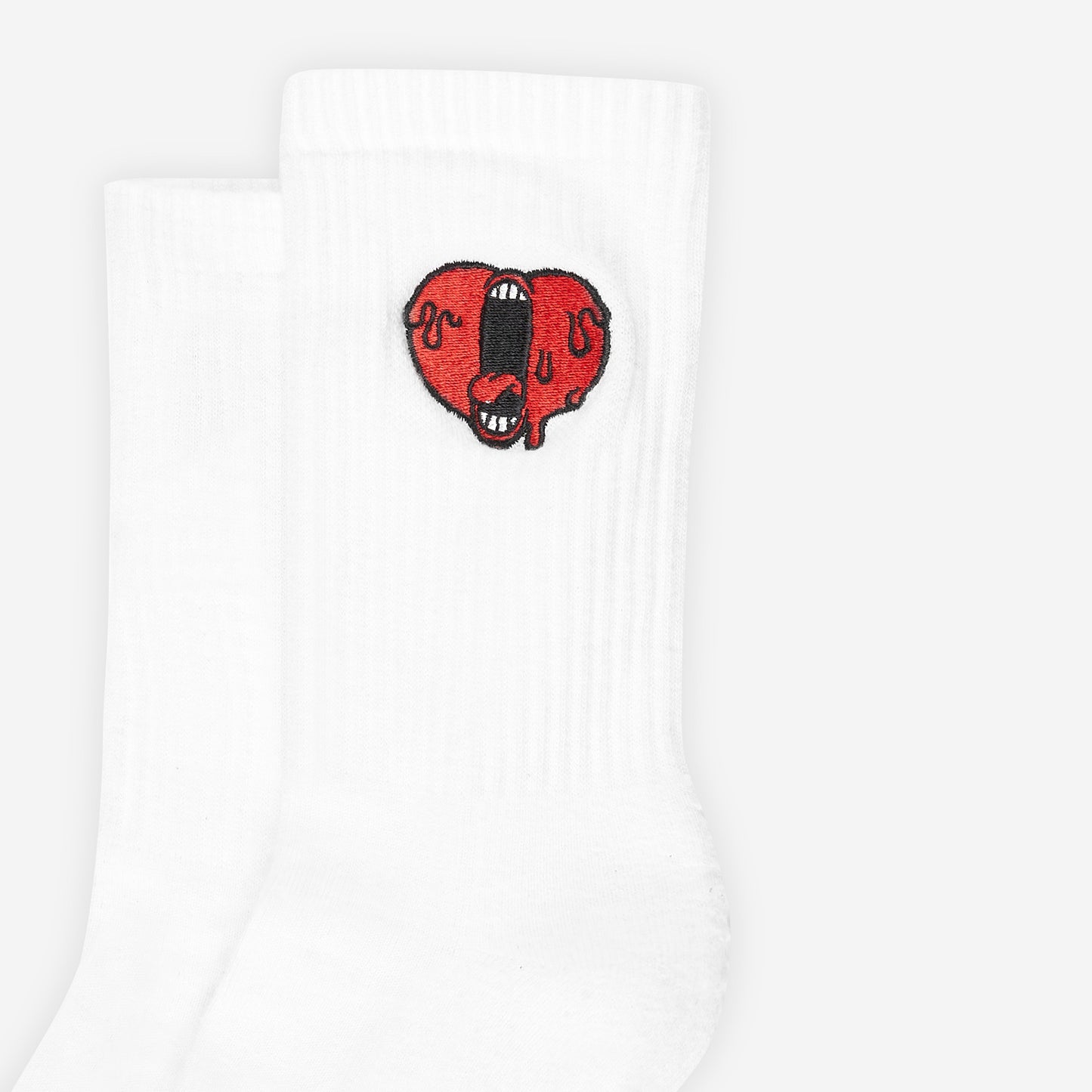 SCREAMING HEART SOCKS