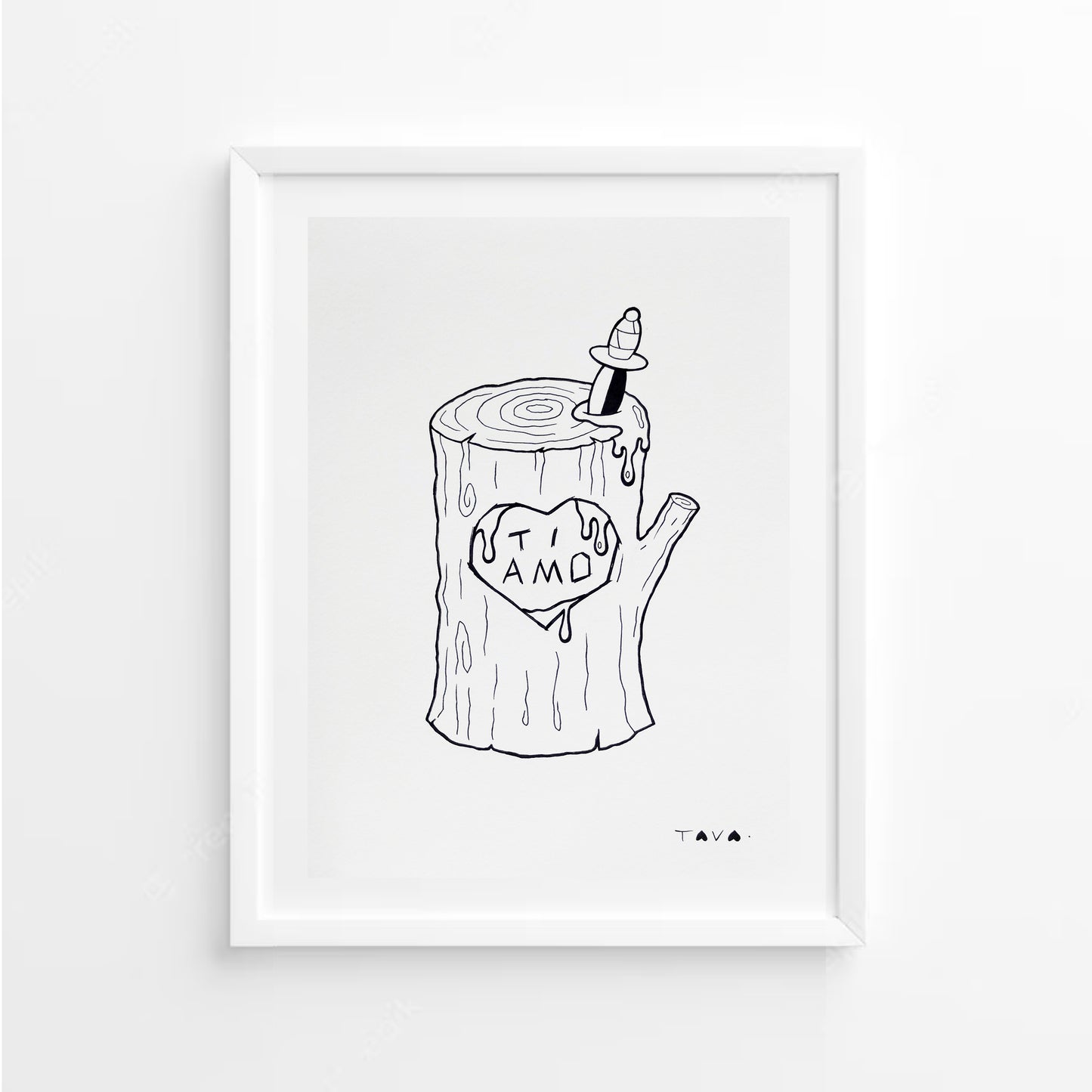 TI AMO ORIGINAL DRAWING