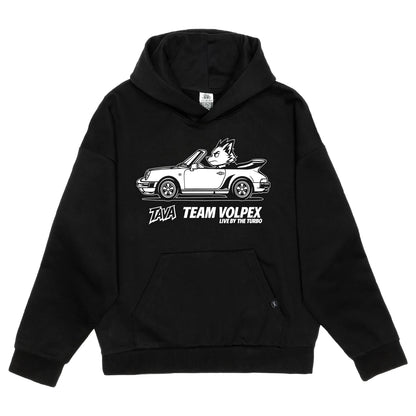 Team Volpex | Turbo collection black hoodie